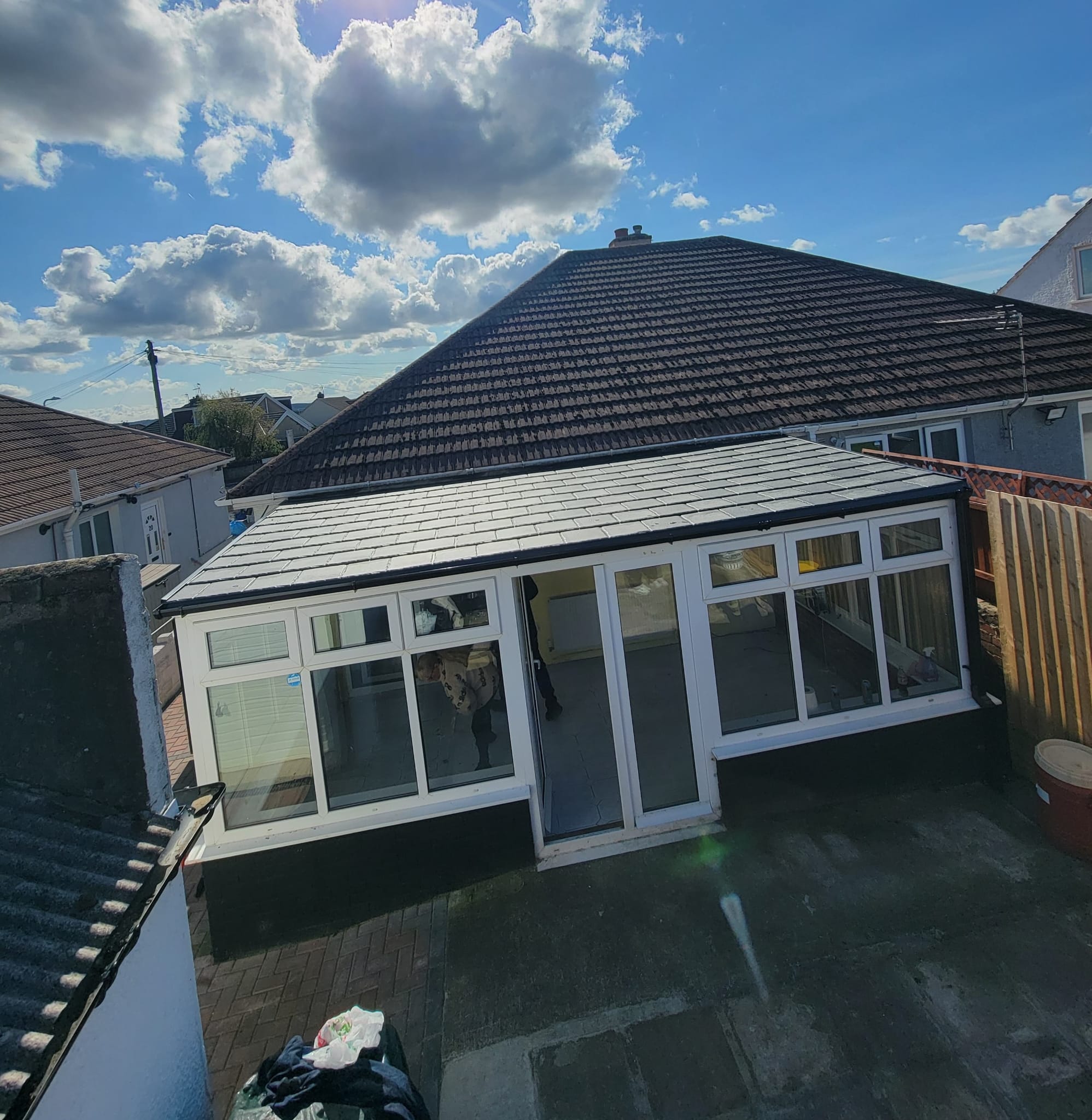Eco Friendly conservatory roof detail
